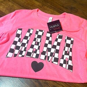 MAMA‎ Checkerboard Tee